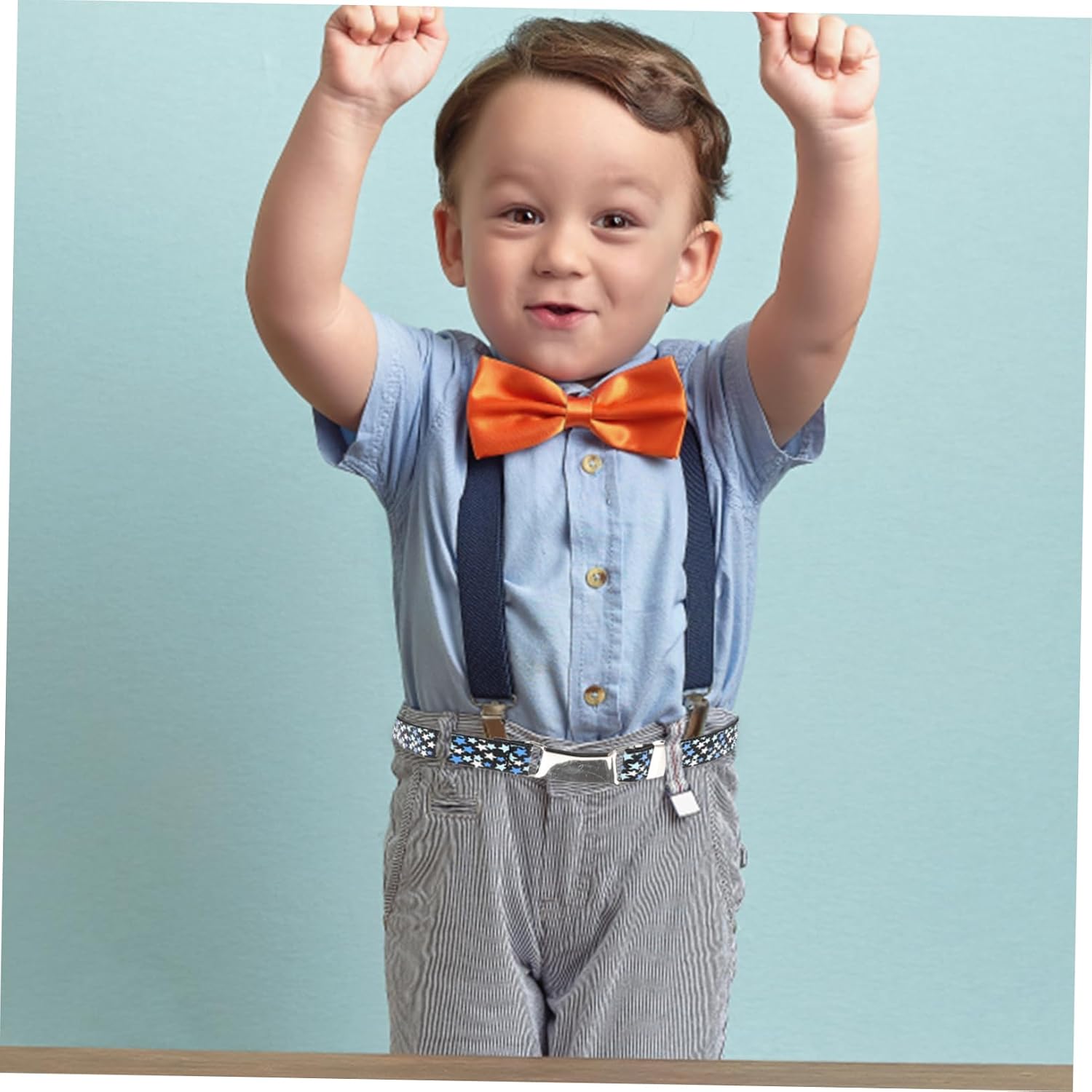 4 pcs Elastic Belts Stretchy Waist Belts for Boys and for Stylish Patterns Comfortable and Waistband Accessories