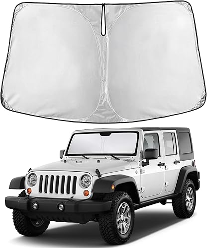 Miniatura 32 de EcoNour Parasol para parabrisas compatible con Hyundai Tucson 2016-2019 2020 2021, visera solar para parabrisas delantero y ventana, bloqueador