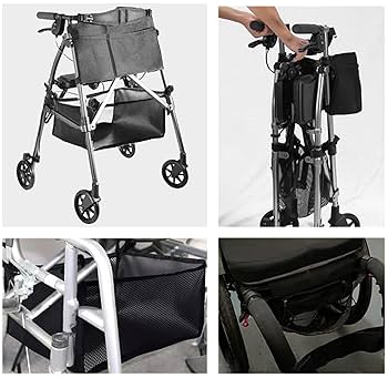 Amazon.com: Wheelchair Bag, Movable Under Seat Basket, 600D
