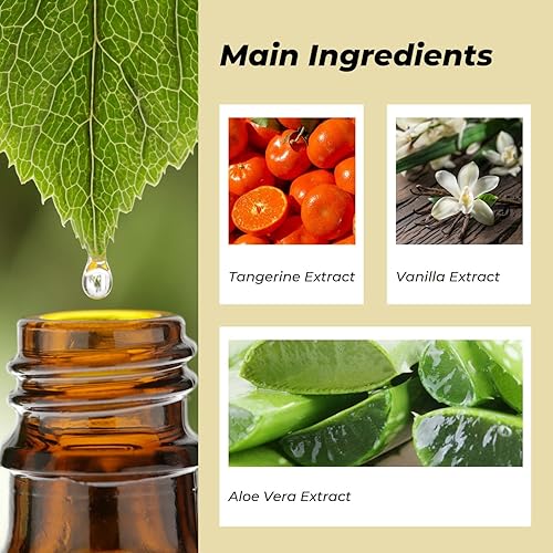 Miniatura 8 de Benatu Mezcla de aceites esenciales de sándalo de lavanda en aerosol para cuerpo y cabello, aroma natural multiusos para aromaterapia, para