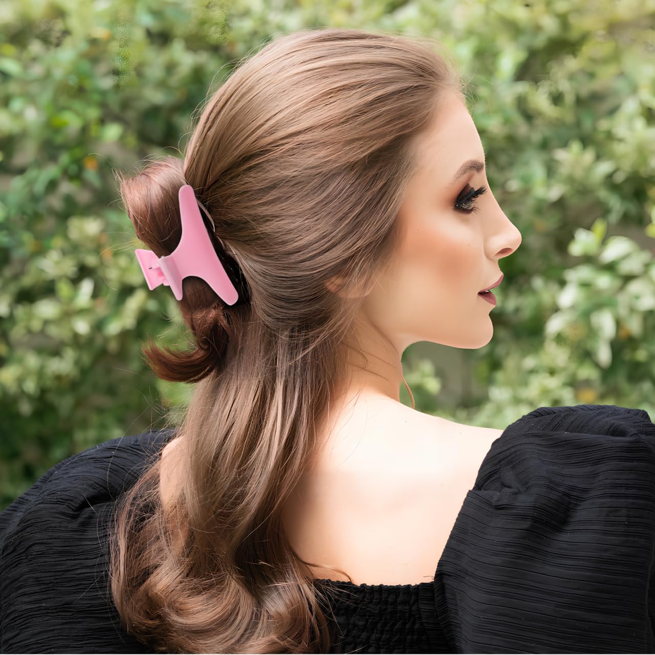 Didiseaon Fashionable Hair Clips Set 12 Pack Butterfly Hairpin Hairdressing Sectioning Clips Women's Hair Trimming Clips Stylish Hairpin - Image 2