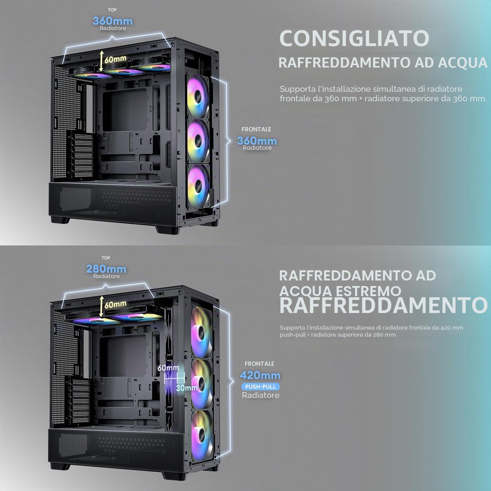 ANTEC Geh Antec FLUX Midi Tower Schwarz Retail