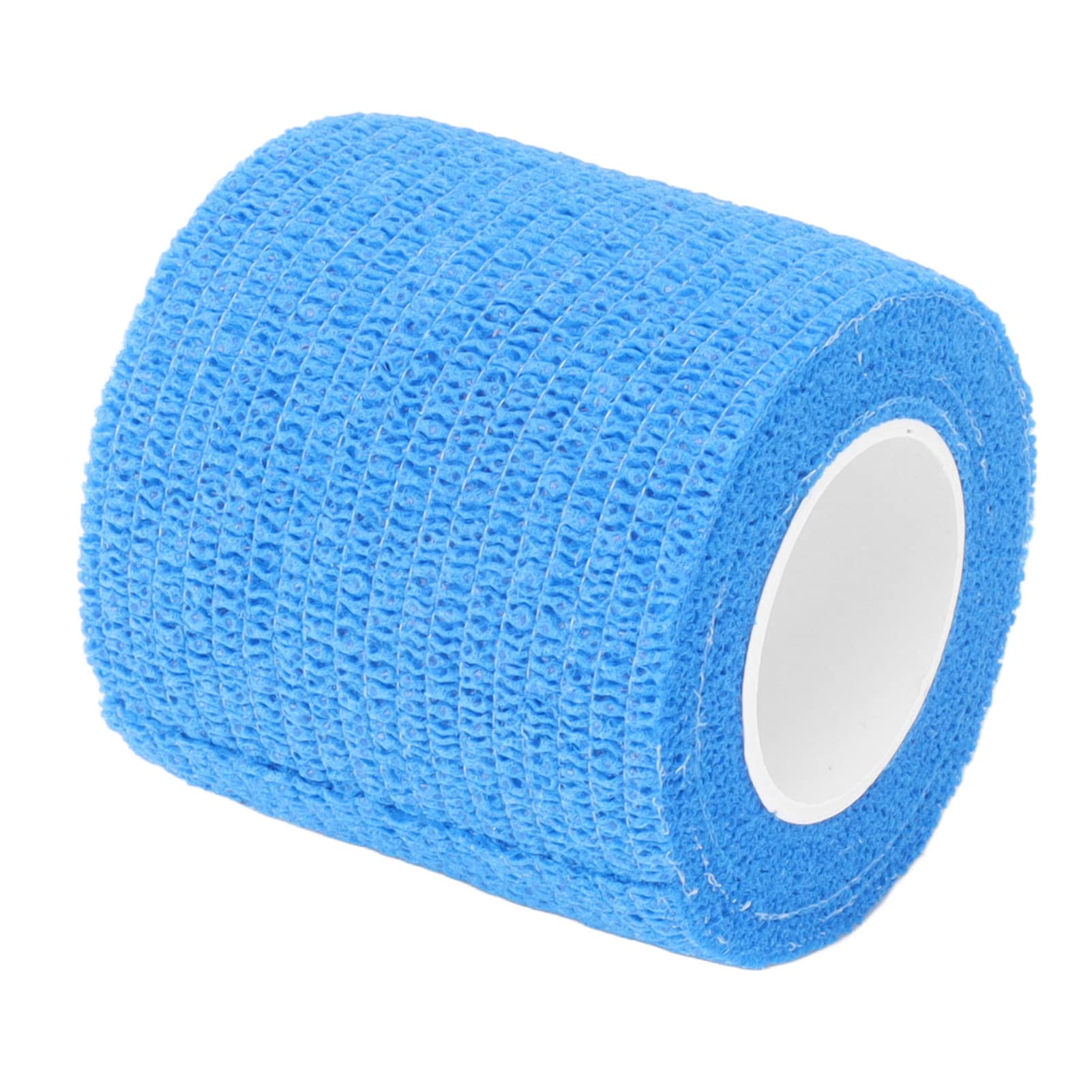 Lot de 12 Bandes élastiques Auto-adhésives imperméables pour réparation de Sabots pour Vaches, Chevaux, Chiens, Chats, Polyester Non tissé, Longueur 4,5 m, Lot de 12 (Bleue)