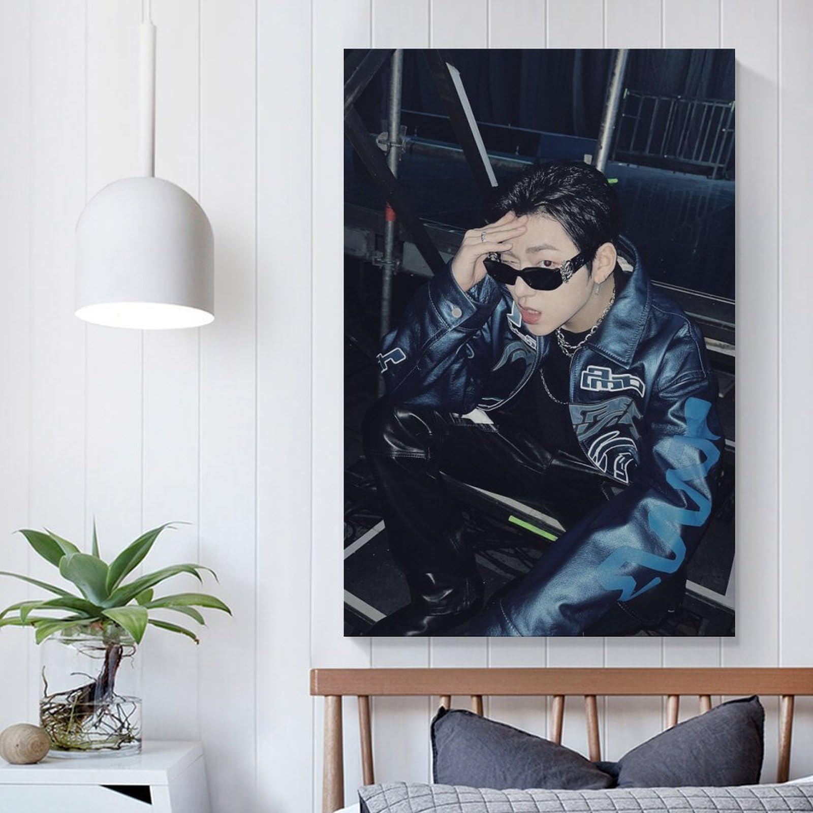 Amazon.co.jp: Zico- Poster Rapper キャンバス 芸術 ポスター 壁