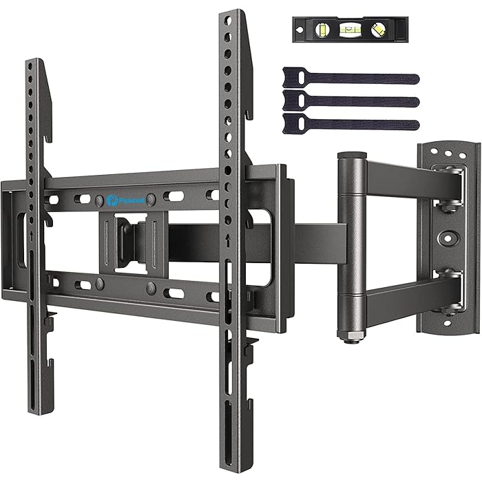 Buy Full Motion TV Wall Mount Dual Articulating Arms Height Adjustable