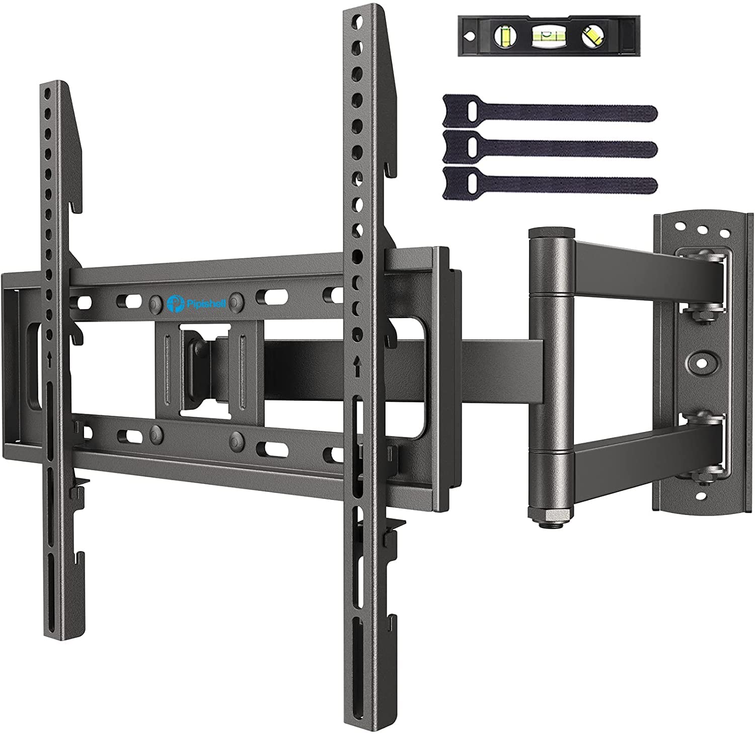 Buy Full Motion TV Wall Mount Dual Articulating Arms Height Adjustable
