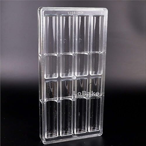 Miniatura 7 de 8 cavidades palos largos policarbonato PC plástico transparente chocolate molde caramelo cubo de hielo molde sugarcraft hornear moldes DIY panadería