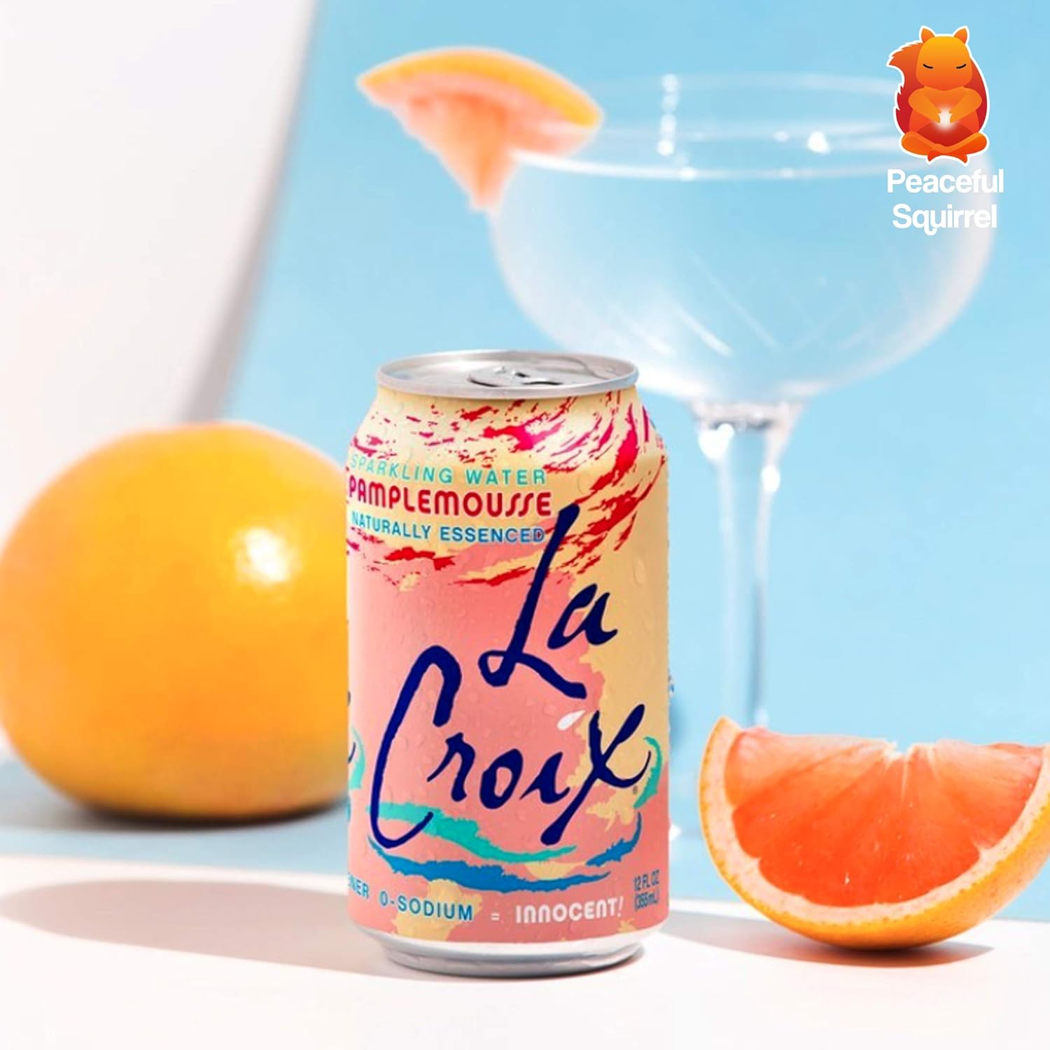 Buy Peaceful Squirrel Variety, LaCroix Sparkling Water, Variety of 16 Flavors, Naturally