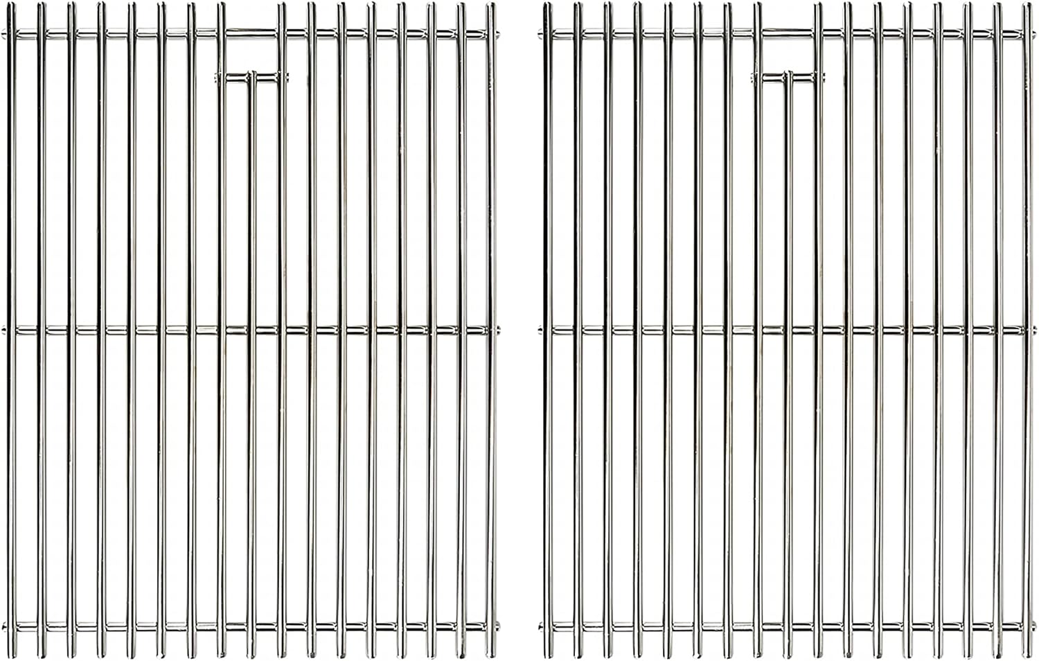 Grill Grates for Nexgrill 4 Burner 720-0830H 720-0830D 720-0670A 720-0783C 720-0783E 720-0958A, 17 Stainless Replacement Parts for 5 Burner 720-0888N Charbroil 463241113 463446015, Kenmore Gas Grill
