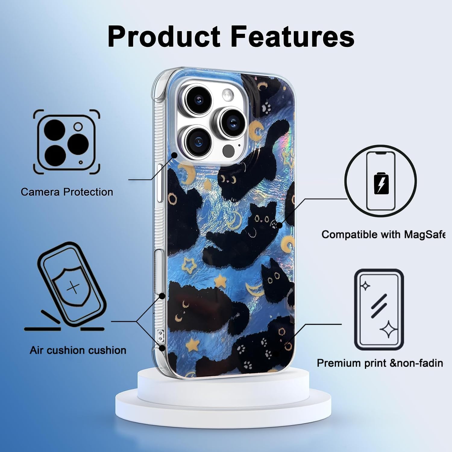 SKYLRK iPhone 16 Pro Max Case BLACK ブラック Amazon.com: JUESHITUO for iPhone 16 Pro Max Case with 1X Screen