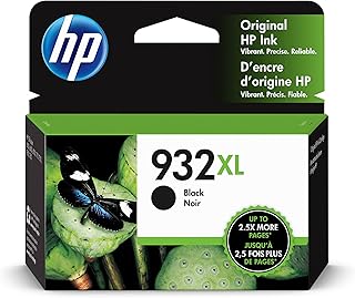 HP 932XL Black Ink Cartridge, (CN053AN) for HP Officejet 6100 6600 6700 7110 7510 7610 7612