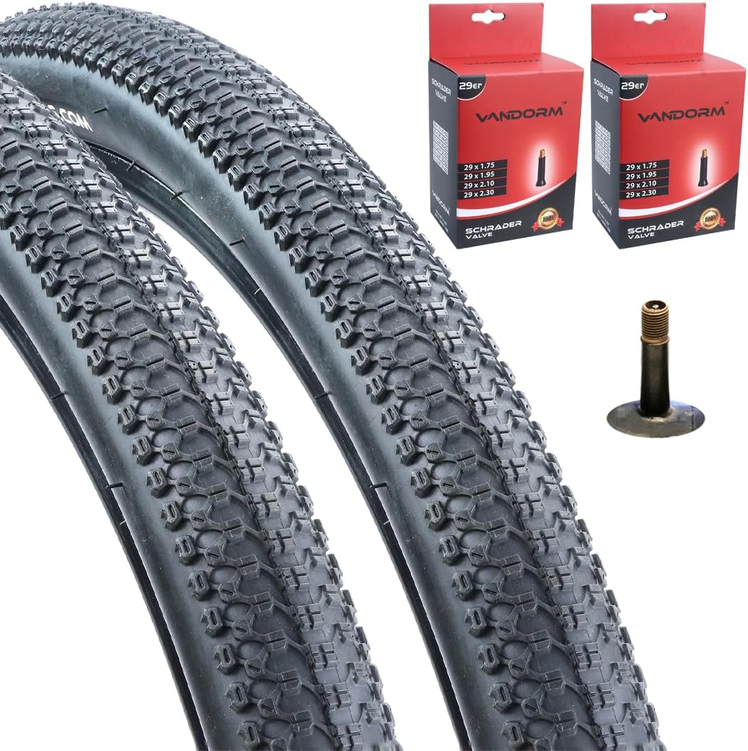 Vandorm Set of Bicycle Tyres 29 x 2.10 (52-622) Descent 29er Inch MTB