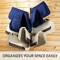 Vista 3 de EASY-UP Max Air - Estante de 10 ganchos para colgar en la almohadilla Organiza tu espacio, ayuda a un secado rápido, durabilidad resistente