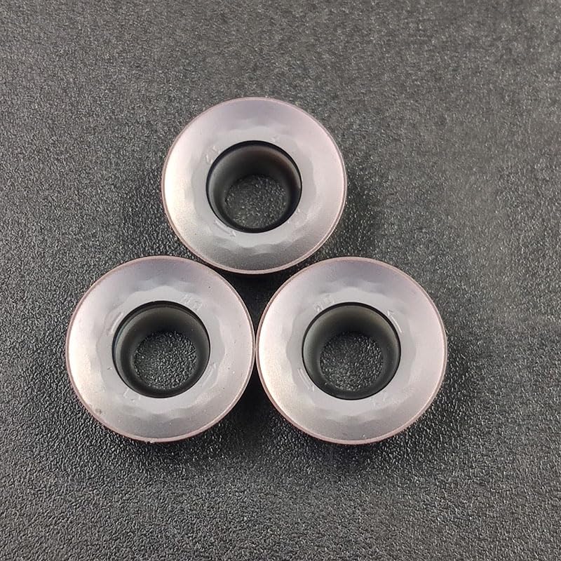 AYLFGSMG 10pcs RCKT1204MO-DM 202 RCKT1204 MO 202 RCKT 1204 Carbide Round Milling Inserts Turning Tools CNC Cutter Lathe Blade