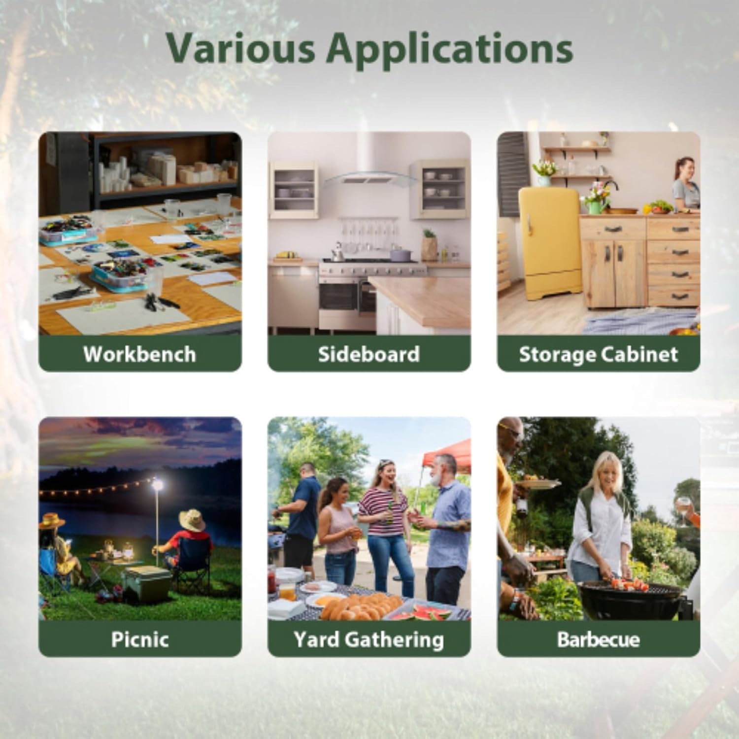 Outdoor Grill Cart with Stainless Steel Tabletop, Patio Kitchen Island Outdoor Grill Table Movable BBQ Serving Cart Rolling Bar Cart with Wheels, Hooks, and Spice Rack