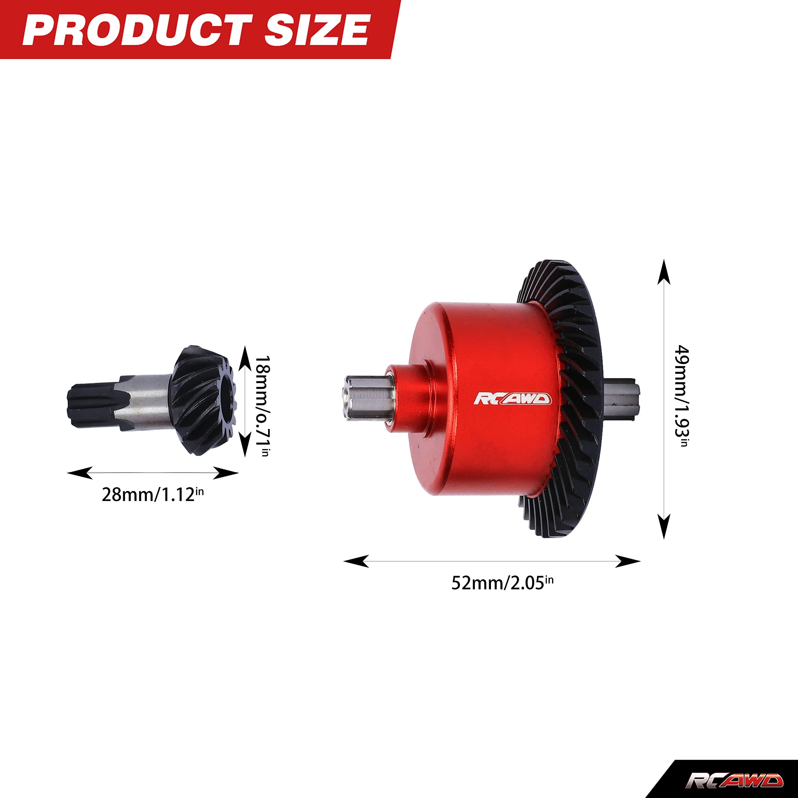 GPM Aluminium Front C Hubs For Arrma 1:10 Granite/Big Rock 3S / Big Rock V3 3S / VORTEKS 3S - 1Pr Set Silver