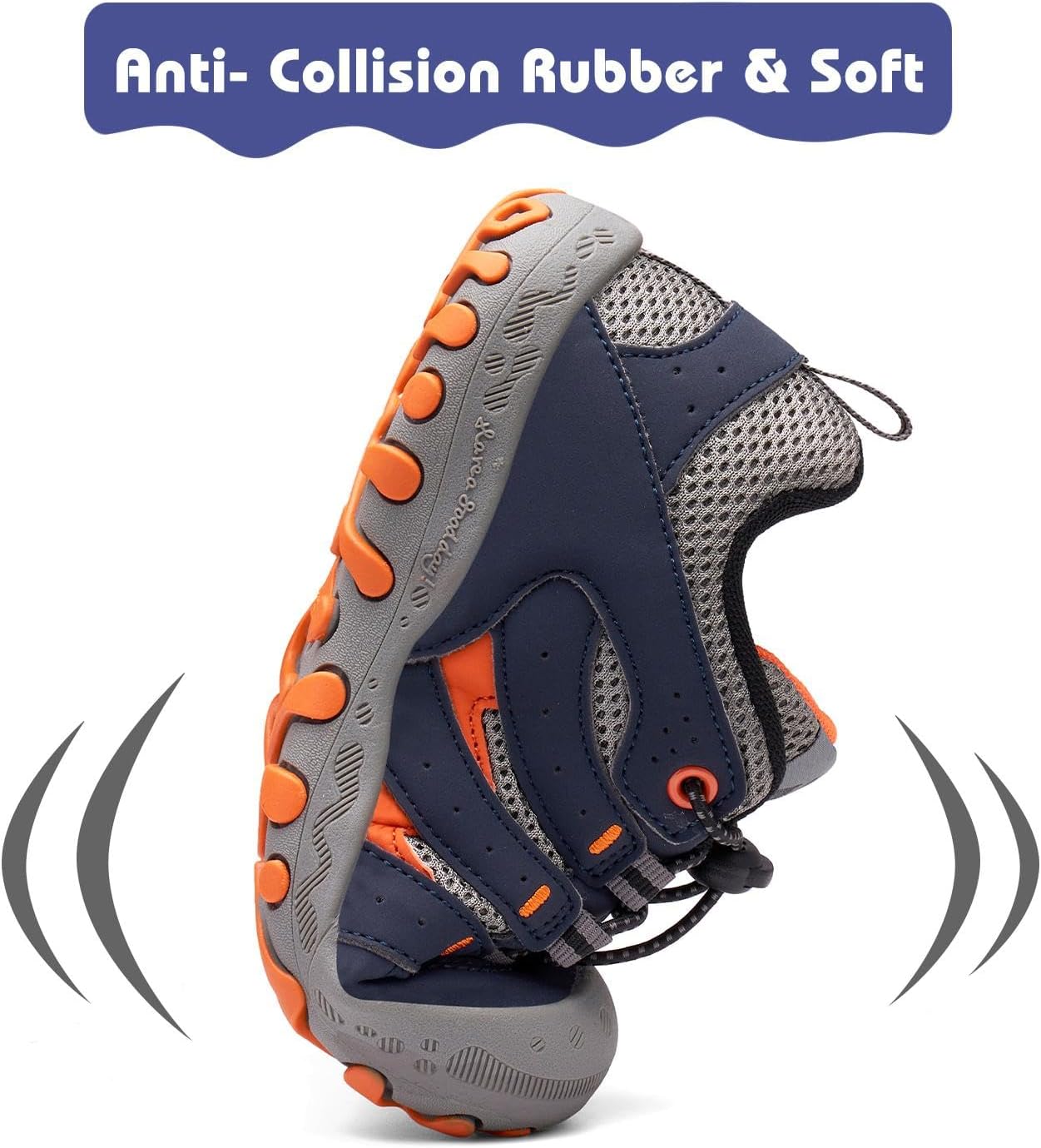 Mishansha Kids Hiking Shoes Girls Boys Toddler Outdoor Sneakers Anti-Collision Trail Running Shoe for Trekking Walking Climbing
