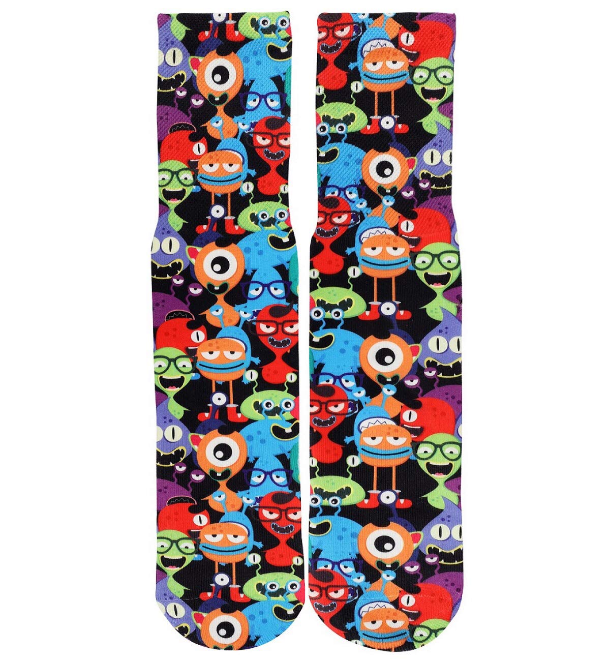 Men Funny Novelty Crazy Crew Tube Socks Unisex 3D Print Dress Sock Boy Colorful Patterned Design Calf Sock