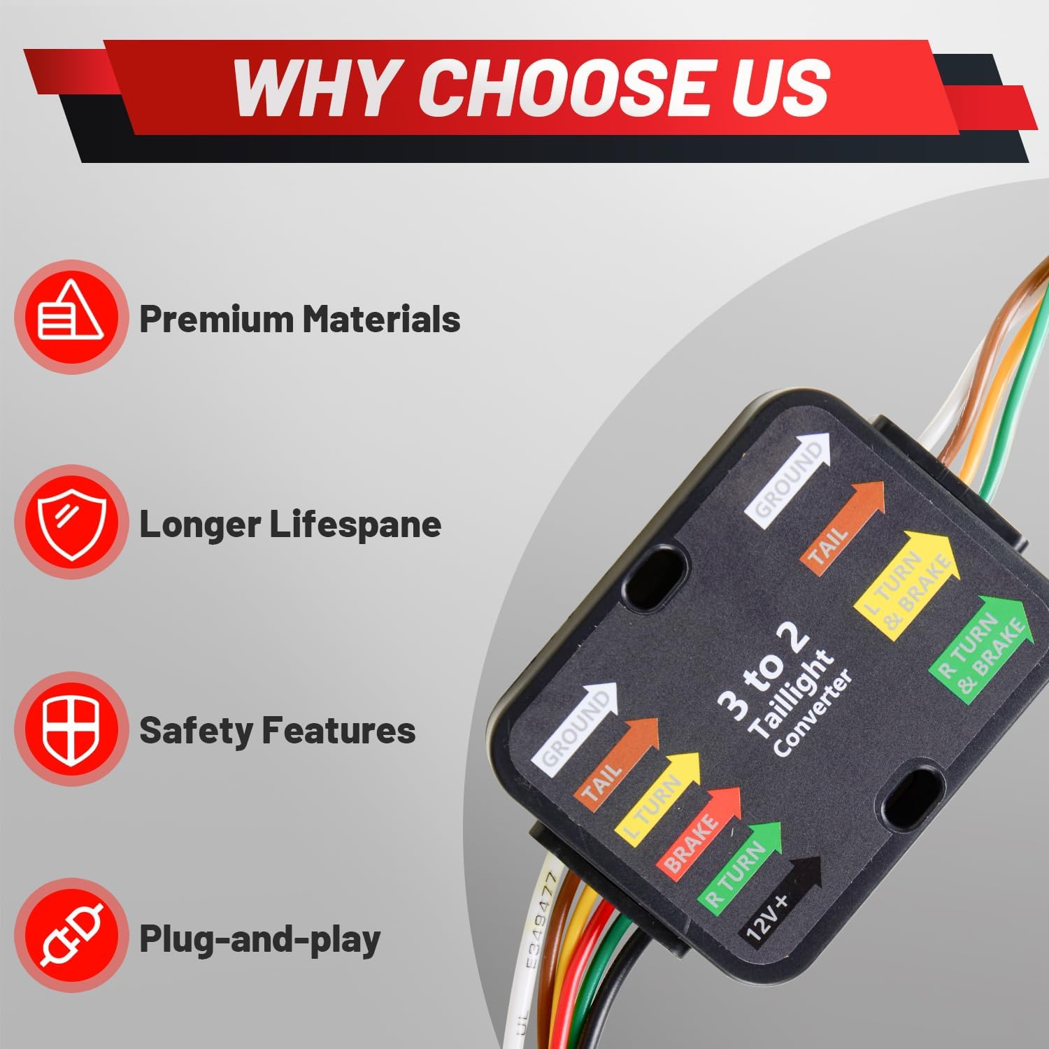 56040 Upgraded 4-Pin Trailer Wiring Harness Compatible with 2009-2024 Subaru Forester, Outback, Crosstrek, XV, Ascent Vehicle-Side Custom 4-Pin Trailer Wiring Harness