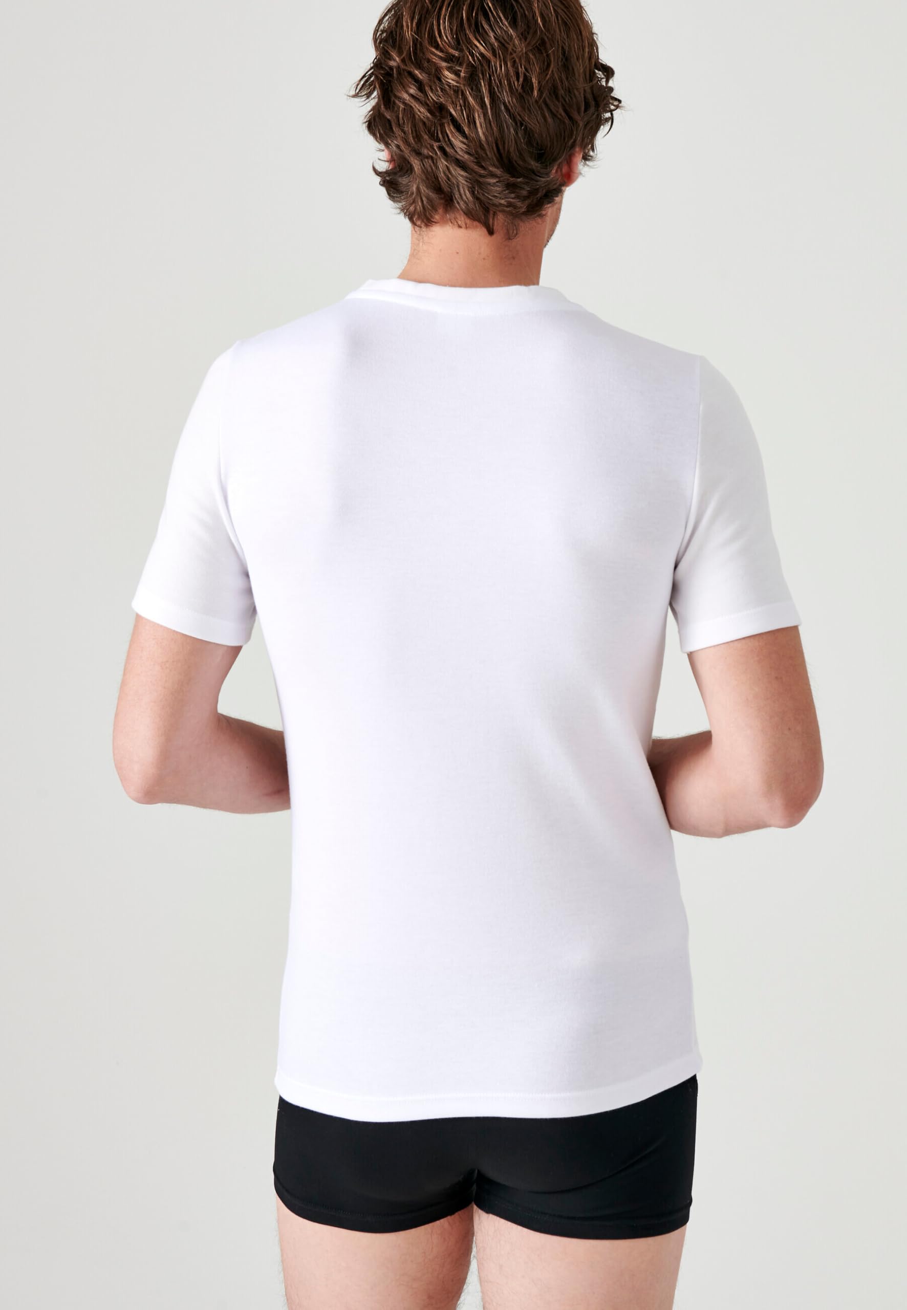 Damart - T-Shirt Double Face Col Rond Thermique Thermolactyl Homme Blanc Taille 3XL (126-133)