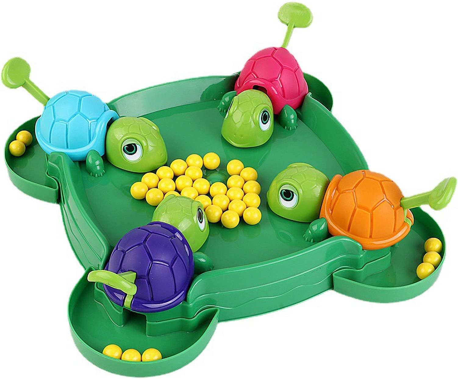 Sharksfin Hungry Turtles Game for Kids, Hungry Turtles Family Board Game Fun Toys for All The Family Entertainment, Hungry Turtles Launchers Game For Children Adults