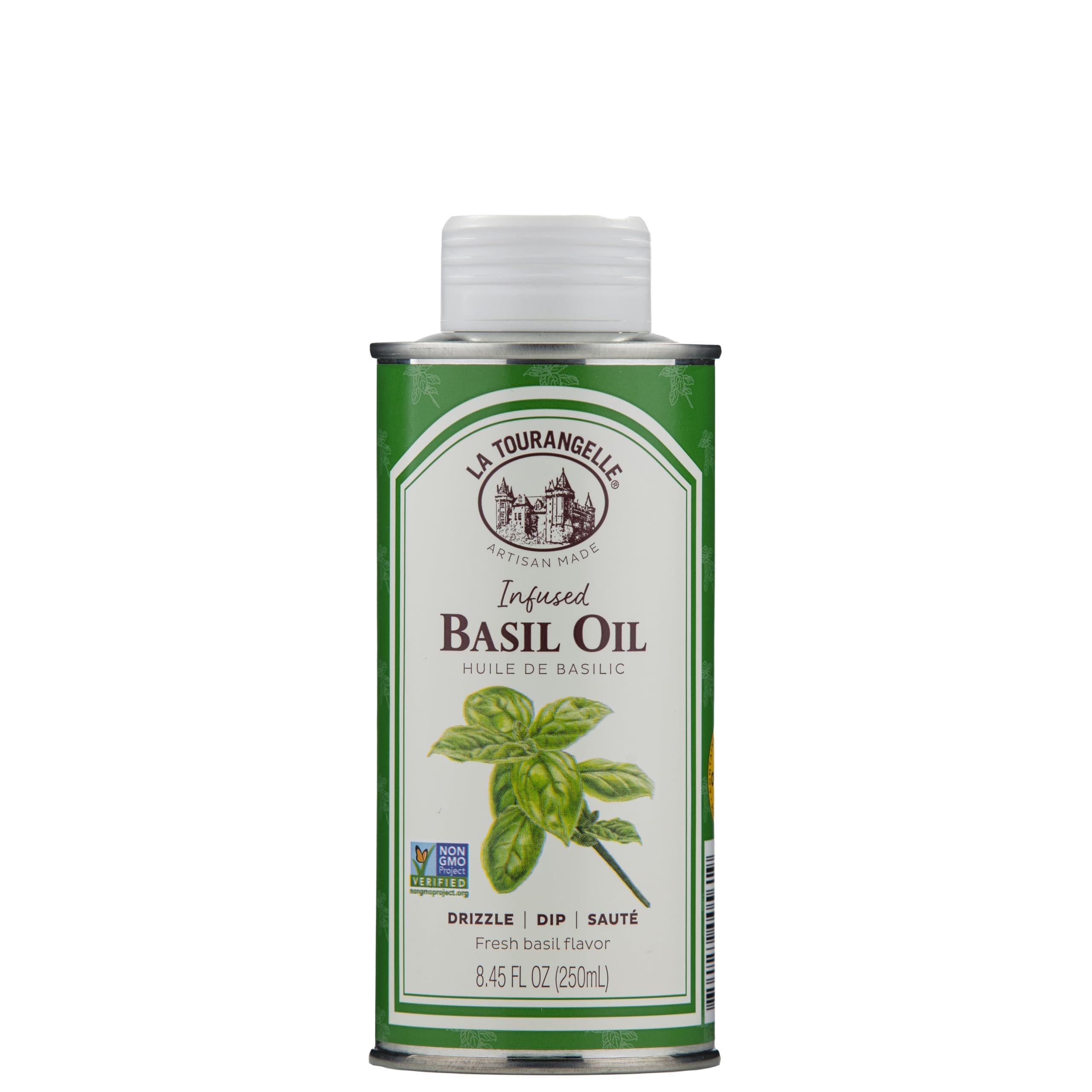 La Tourangelle, Basil Infused Sunflower Oil, 8.45 Fl. Oz.