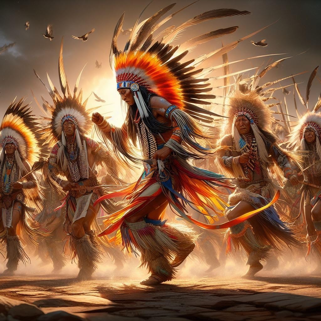 1000 Piece Jigsaw Puzzles for Adults Native American Indian Chief Colorful Feather Wooden Puzzle,Home Decoration Challenge Puzzle Games Youth Decompress Toys Gifts for Family,Children,Friends