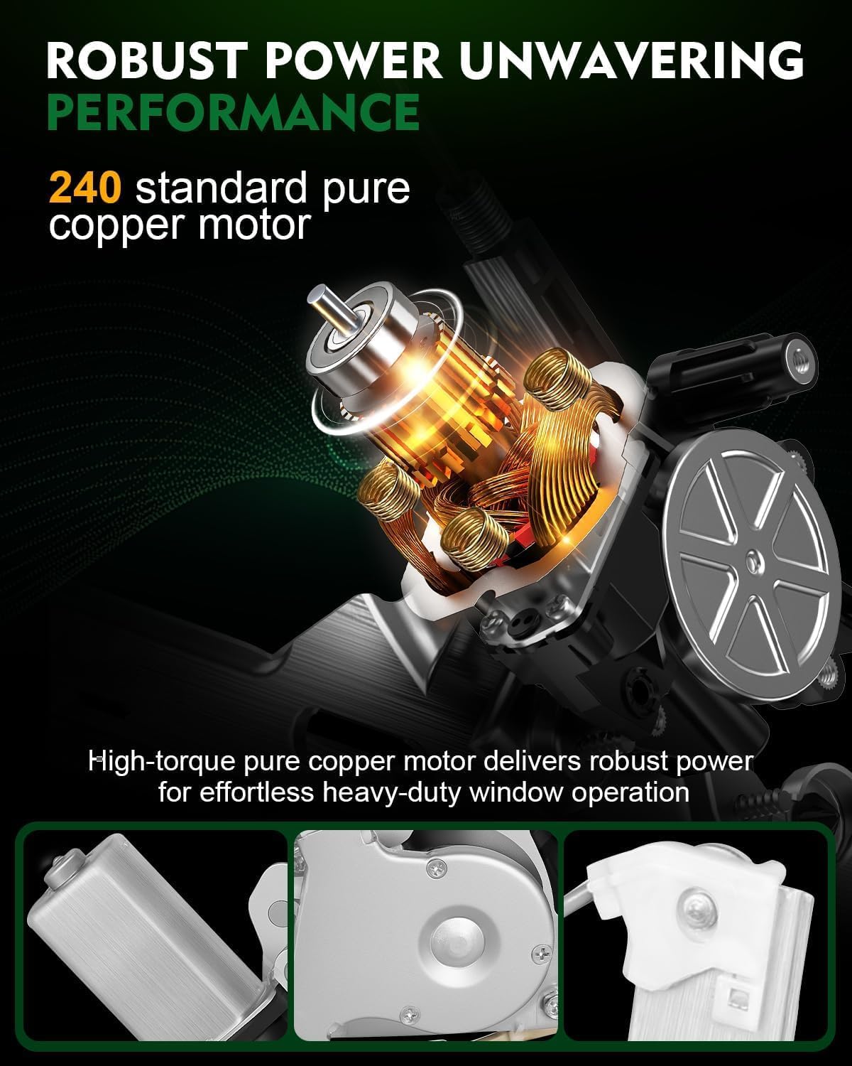 AOTPAT Front Right Passenger Side Power Window Regulator with Motor for:-Honda Odyssey 1999 2000 2001 2002, for Odyssey 99 00 01 02, 2 Pins Connector Replace# ‎‎72210S0XA04 660121 741011 82010154