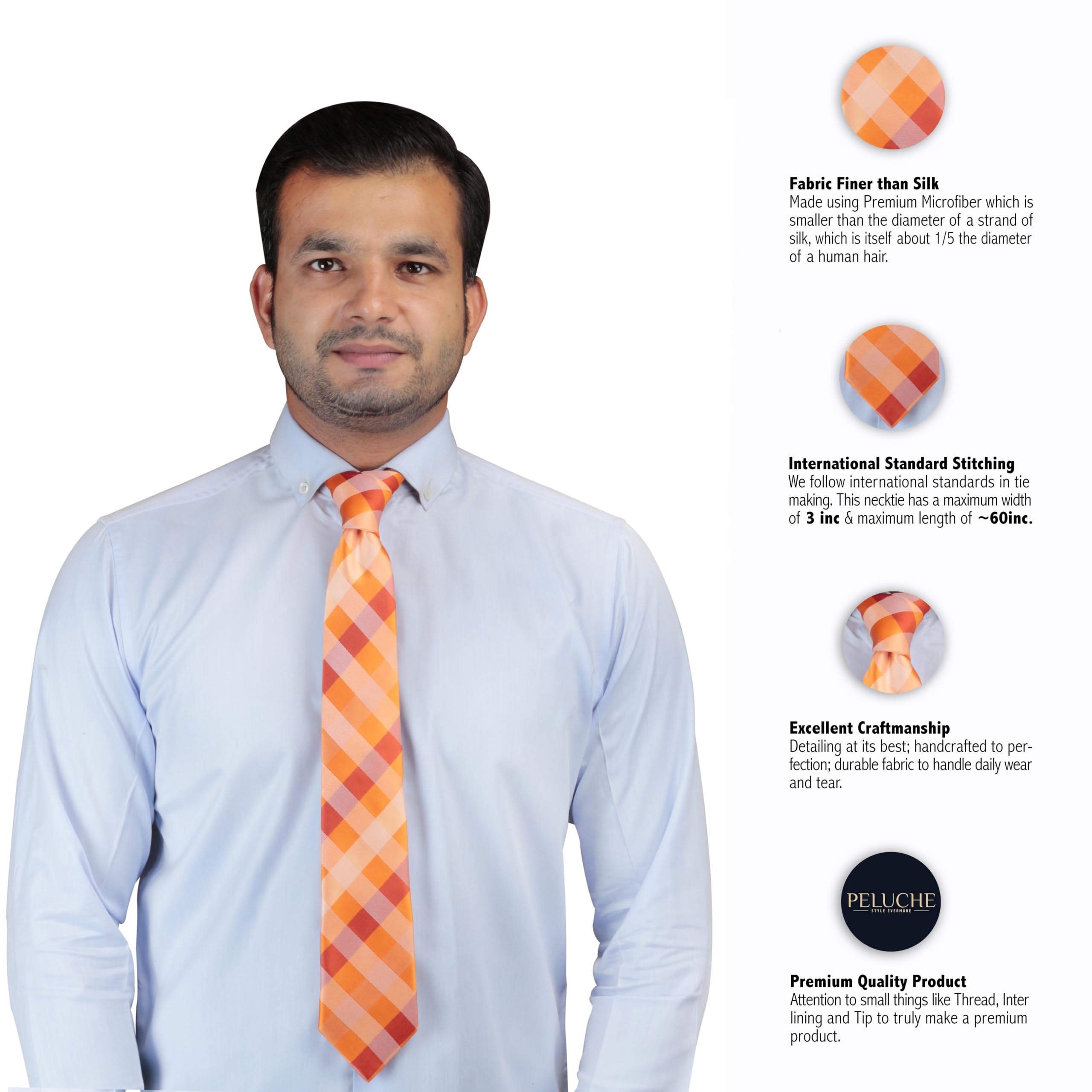 Peluche Elegant Necktie For Men - Image 2 thumbnail