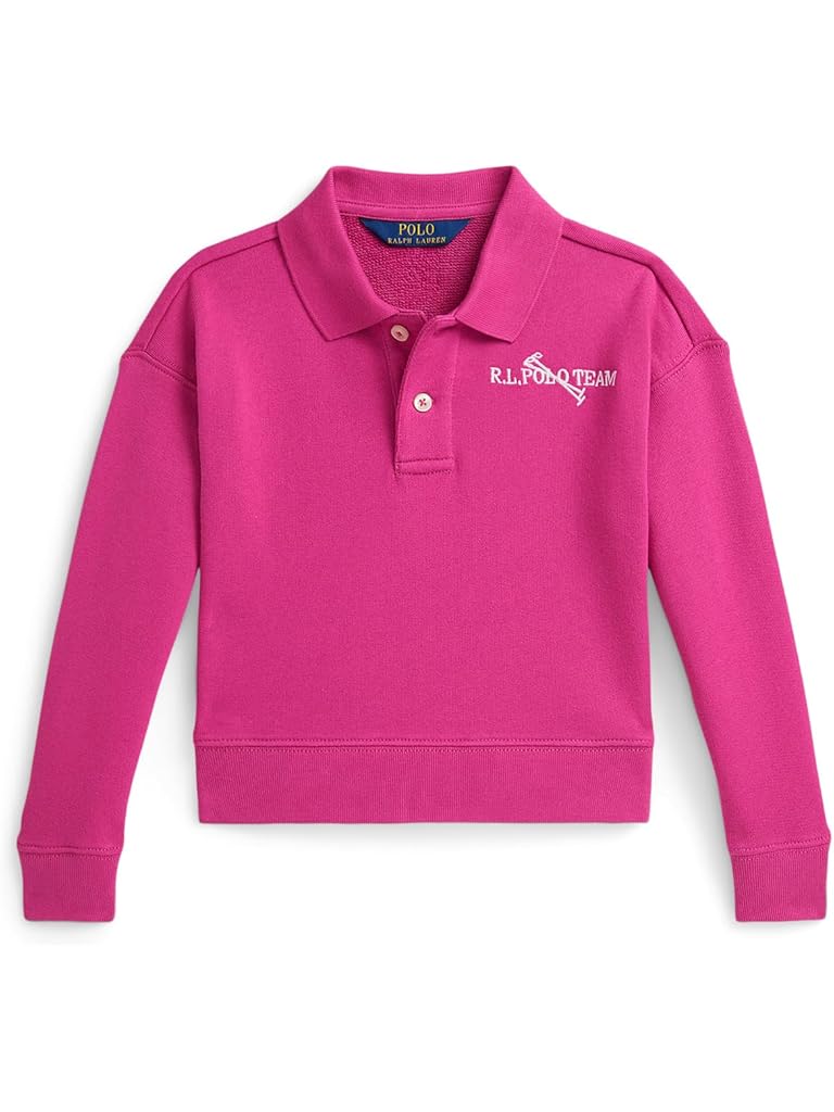 Pink Polo Ralph Lauren Polo Team Terry Polo Sweatshirt (toddler/Little Kid)