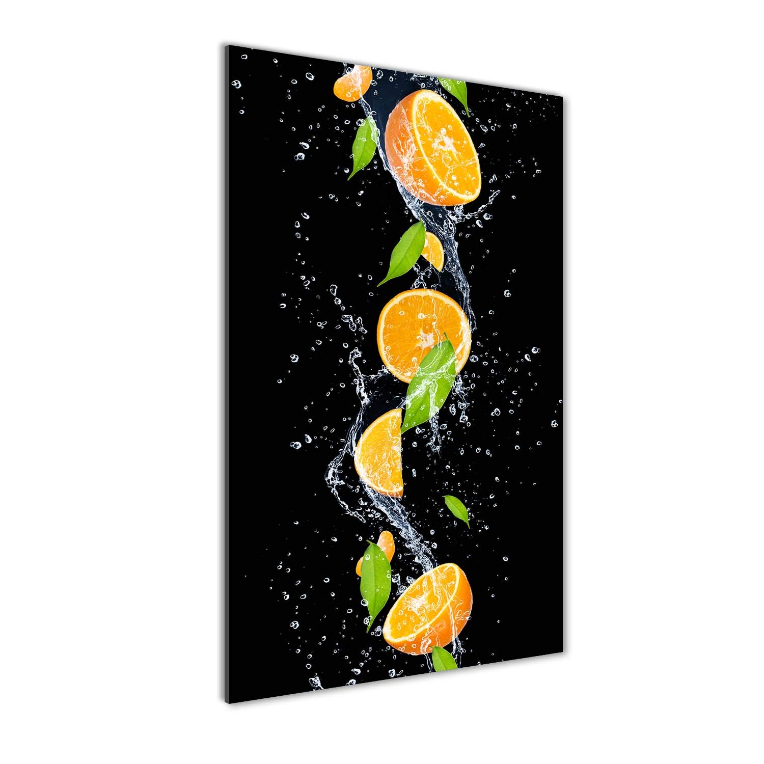 Tableaux pour la mur de cuisine déco acrylique orange Tulup 70x140cm