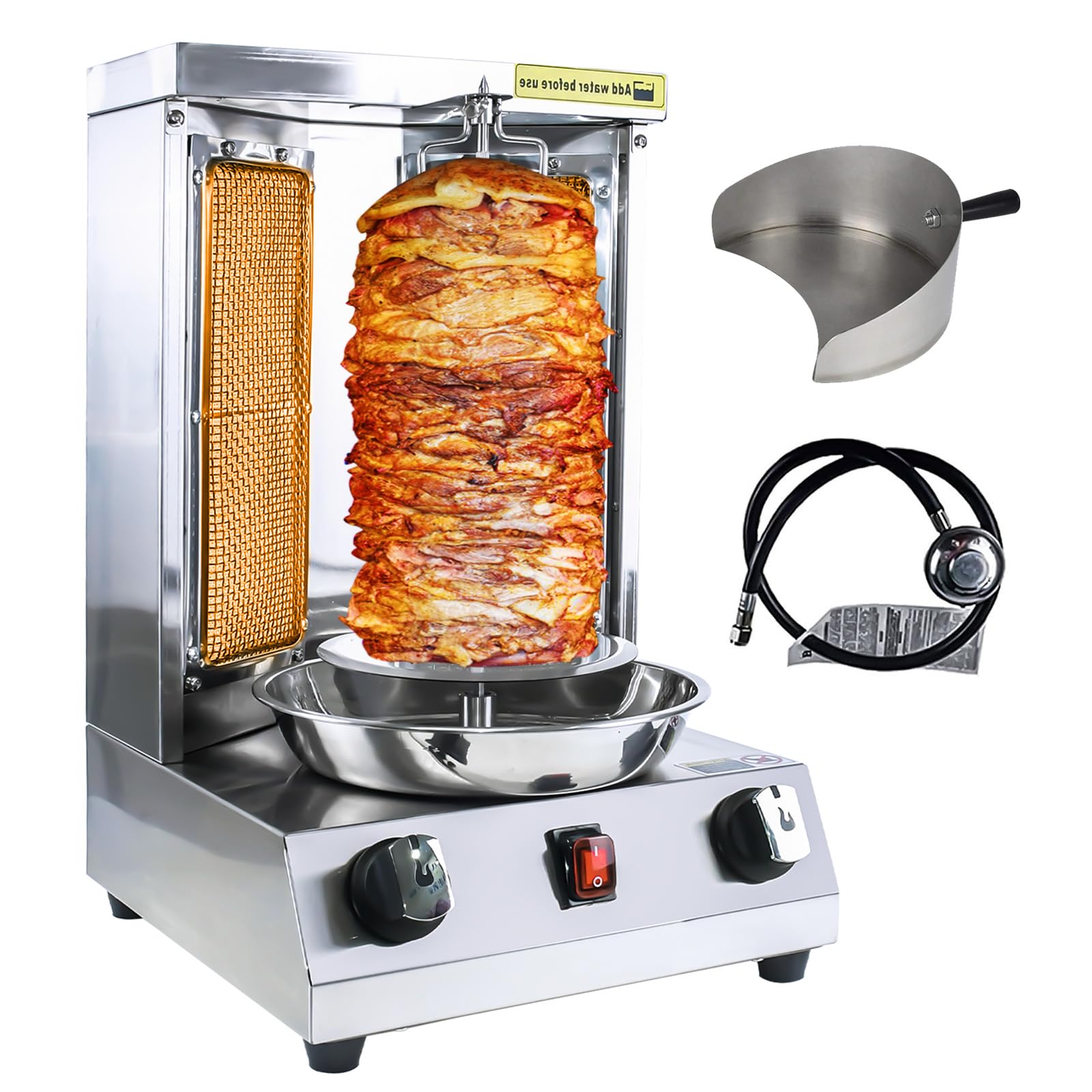 Amazon.com: KOOTEN Shawarma Machine Vertical Propane Gyro Machine ...