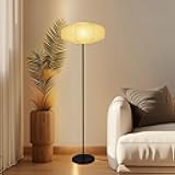Paper Floor Lamp, 58 Inch Tall Lantern Lamp for Living Room, Japanese Rice Paper Lamp Beside Sofa with Warm and Soft Lighting for Bedroom/Office