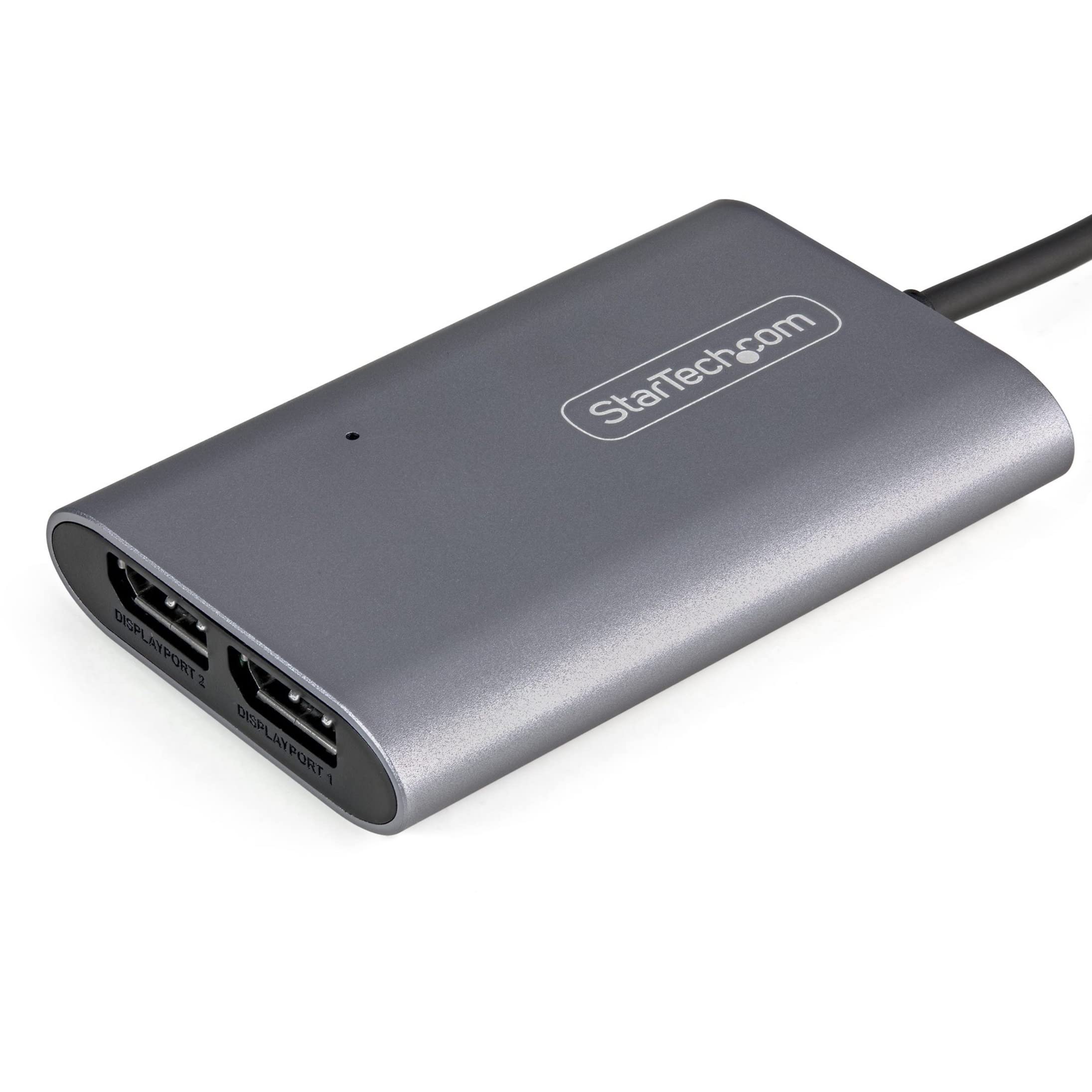 StarTech.com Adattatore Thunderbolt 3 a doppio monitor DisplayPort 4K 60Hz o singolo 8K/5K -TB3 a 2x DP 1.4 - Mac/Windows (TB32DP14)