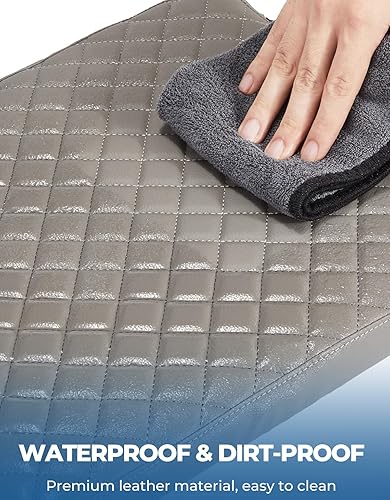 Miniatura 36 de ISSYAUTO Funda de consola central compatible con F150 2015-2020, F250 F350 F450 2017-2022, Expedition 2018-2023, funda de neopreno personalizada