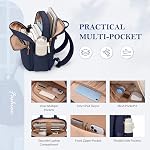 Travel Backpack for Women Waterproof Carry On Bag Business Weekender Hiking Multilayer Laptop Bag,16 Inch