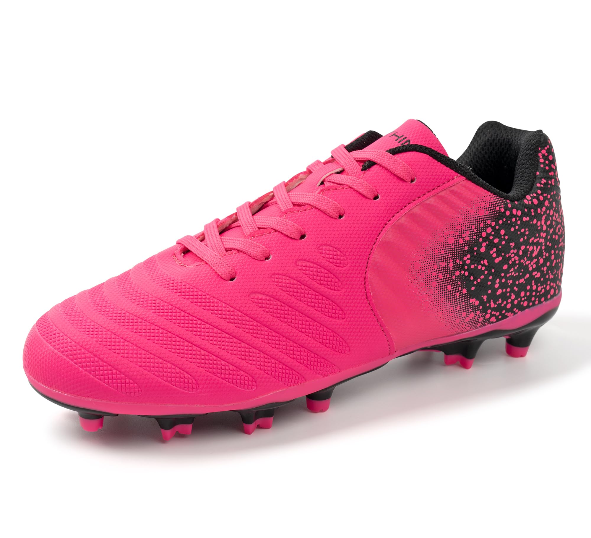 Botas de Fútbol Unisex para Jóvenes Zapatos de Fútbol de Césped Firme Ligeros para Entrenamiento al Aire Libre