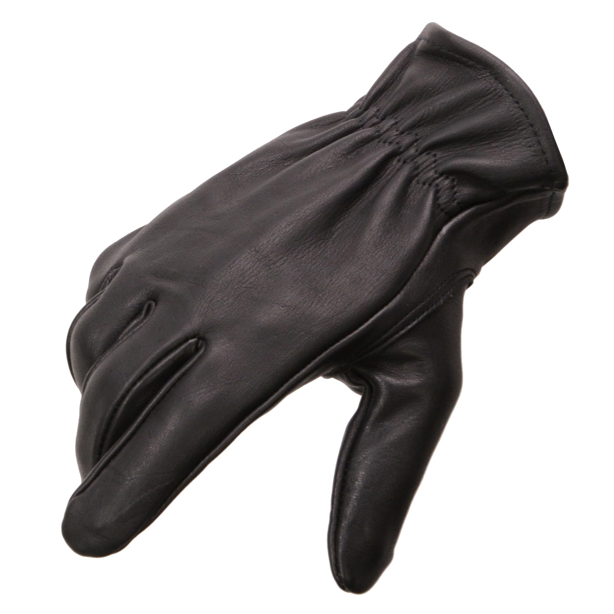 Milwaukee Leather Men's Unlined Deerskin Gloves w/Cinch Wrist - 100% USA Northern Deer (X-Large)