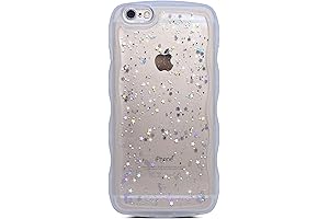 Qokey iPhone 6S Case: Transparent Star Design
