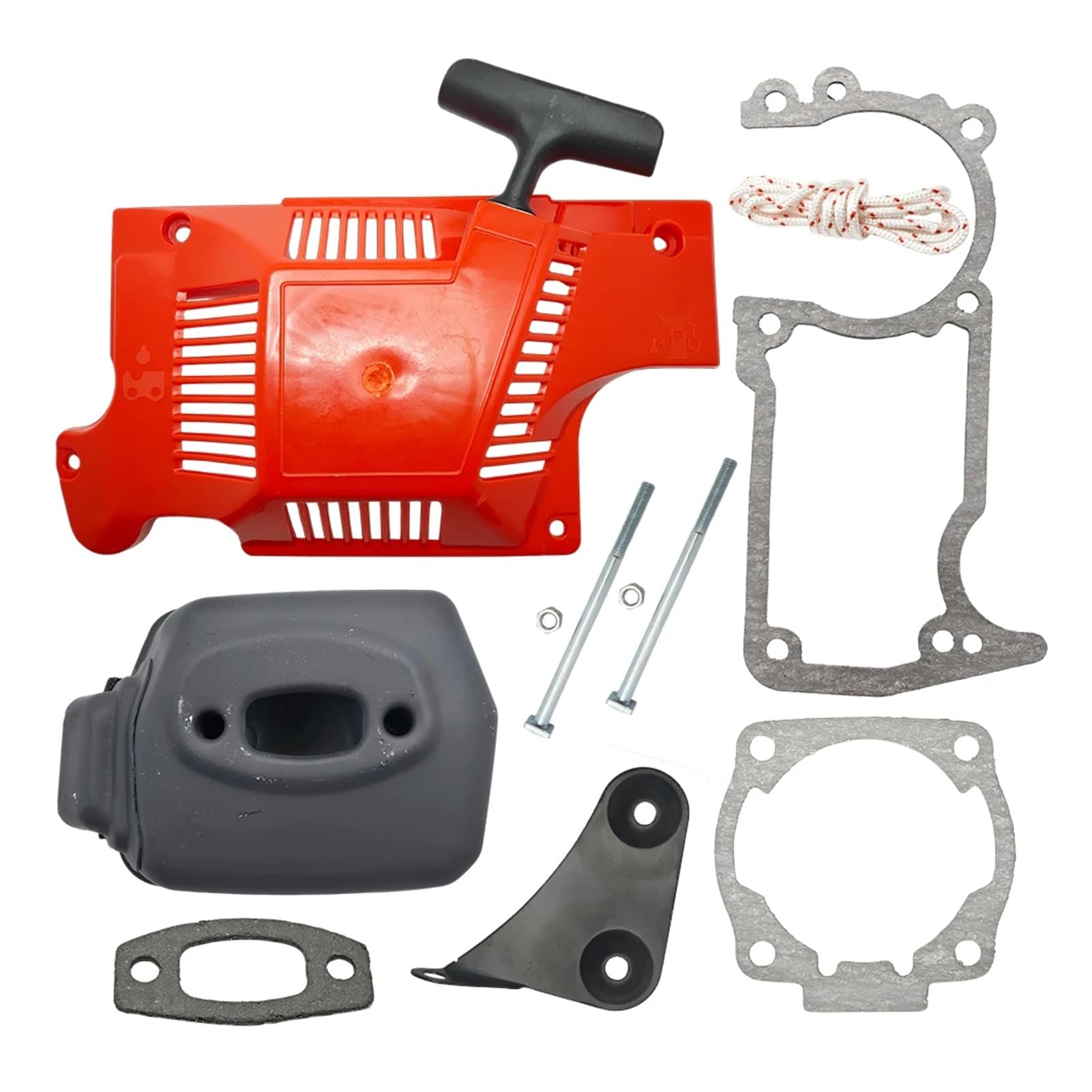 Juntas de pernos de escape para Husqvarna 55 para reparar fugas y tirones de cuerda