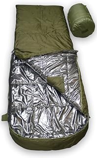 Derby XXL -20°F Extreme Cold Weather Sleeping Bag (0°F Comfort) – Big & Tall Adults 94"x35" Waterproof Military Grade. OD Green Winter Tactical Sleeping Bag for Hunting, Survival – Made in Ukraine