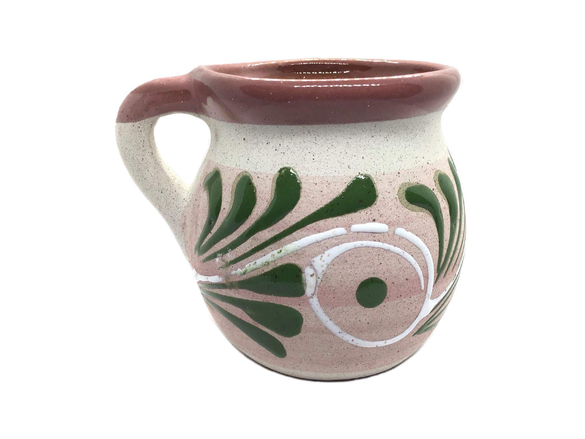Ceramic Clay Mug Mexican Jarrito Coffee, Tea and Hot Beverages Handmade, Office and House, Men