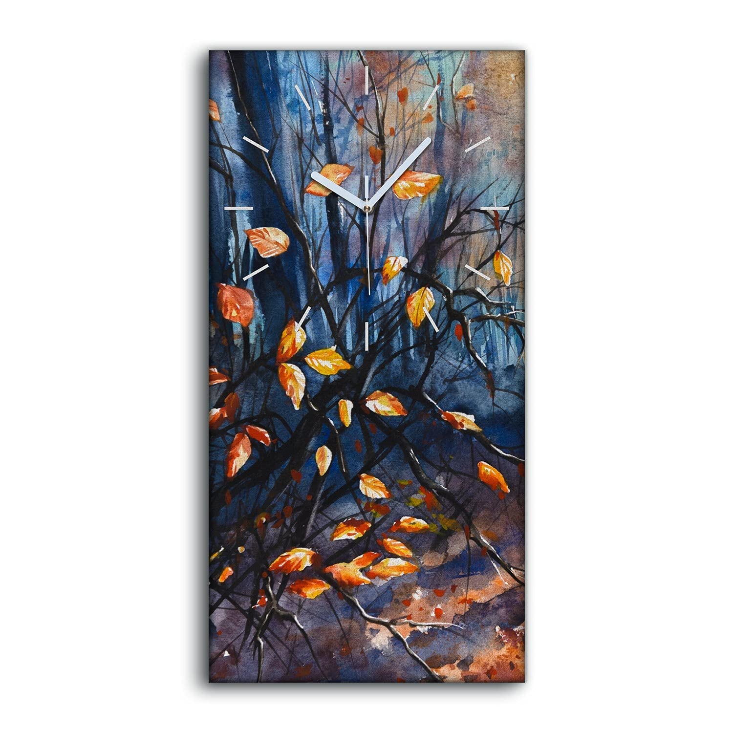 Horloge sur Toile Ne Pas Tic Tac pour un Sommeil Paisible Image Salon Chambre 30x60cm