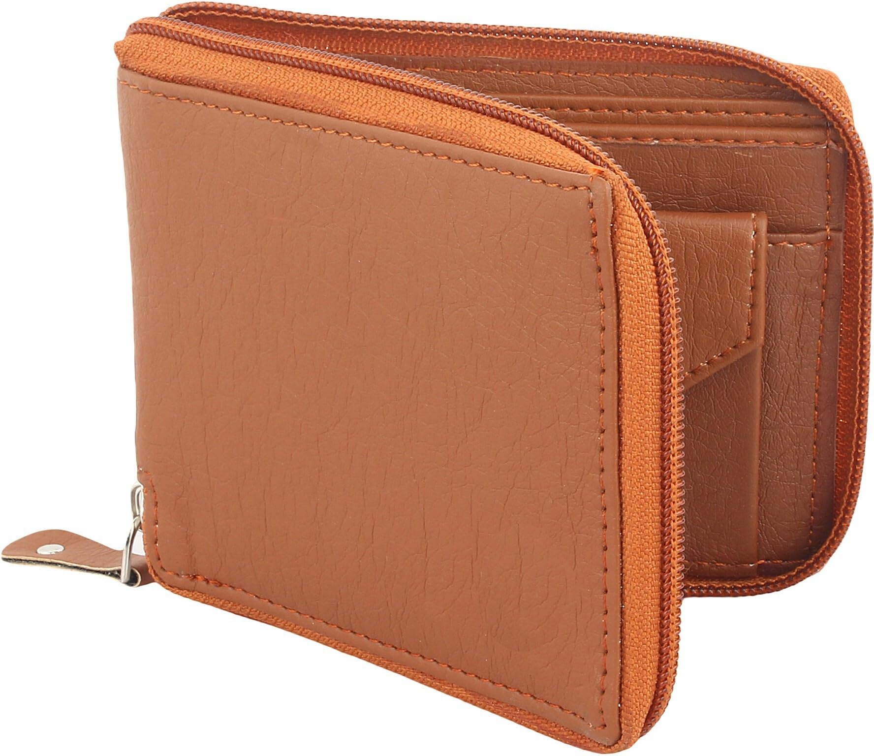 Stylish Wallet for Men (Zipper TAN Prince)-picture-13