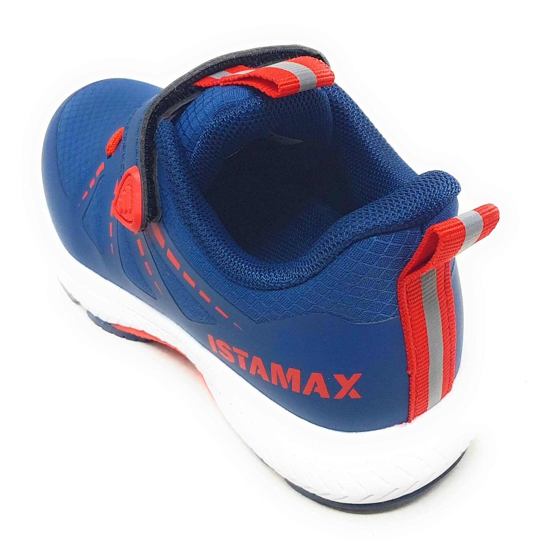 Scarpe Sportive Bimbo,a Strappo,Blu Rosso,Mesh Traspirante Antipioggia,Modello IMAA3805
