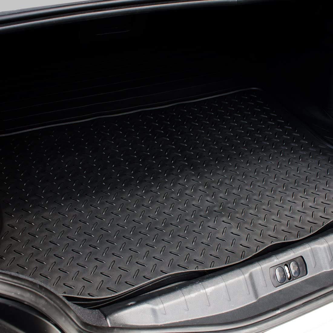uyoyous Gummimatte 500 x 100 cm Gummimatten Meterware Bodenmatte Schutzmatte Gummiläufer rutschfest Bodenbelag Gummi Bodenschutzmatte Garagenböden Fitnessstudios Matten, Stärke: 3mm, Schwarz
