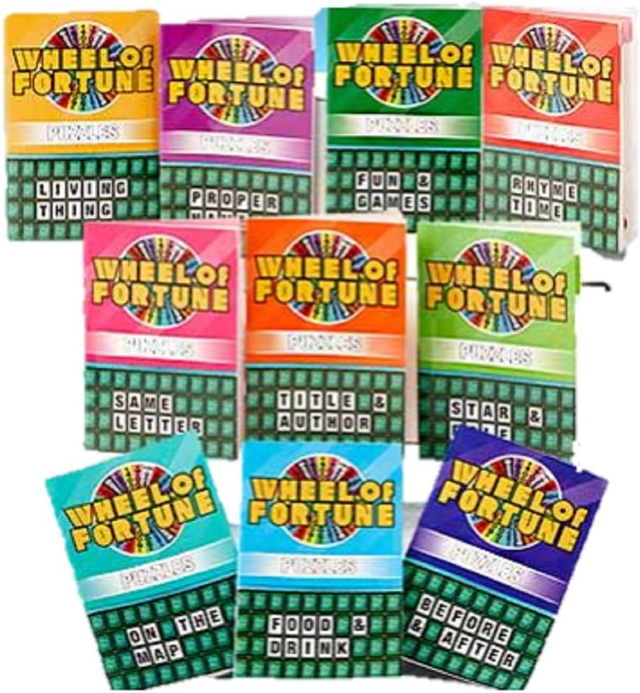 Wheel of Fortune Puzzle Books - Set of 10