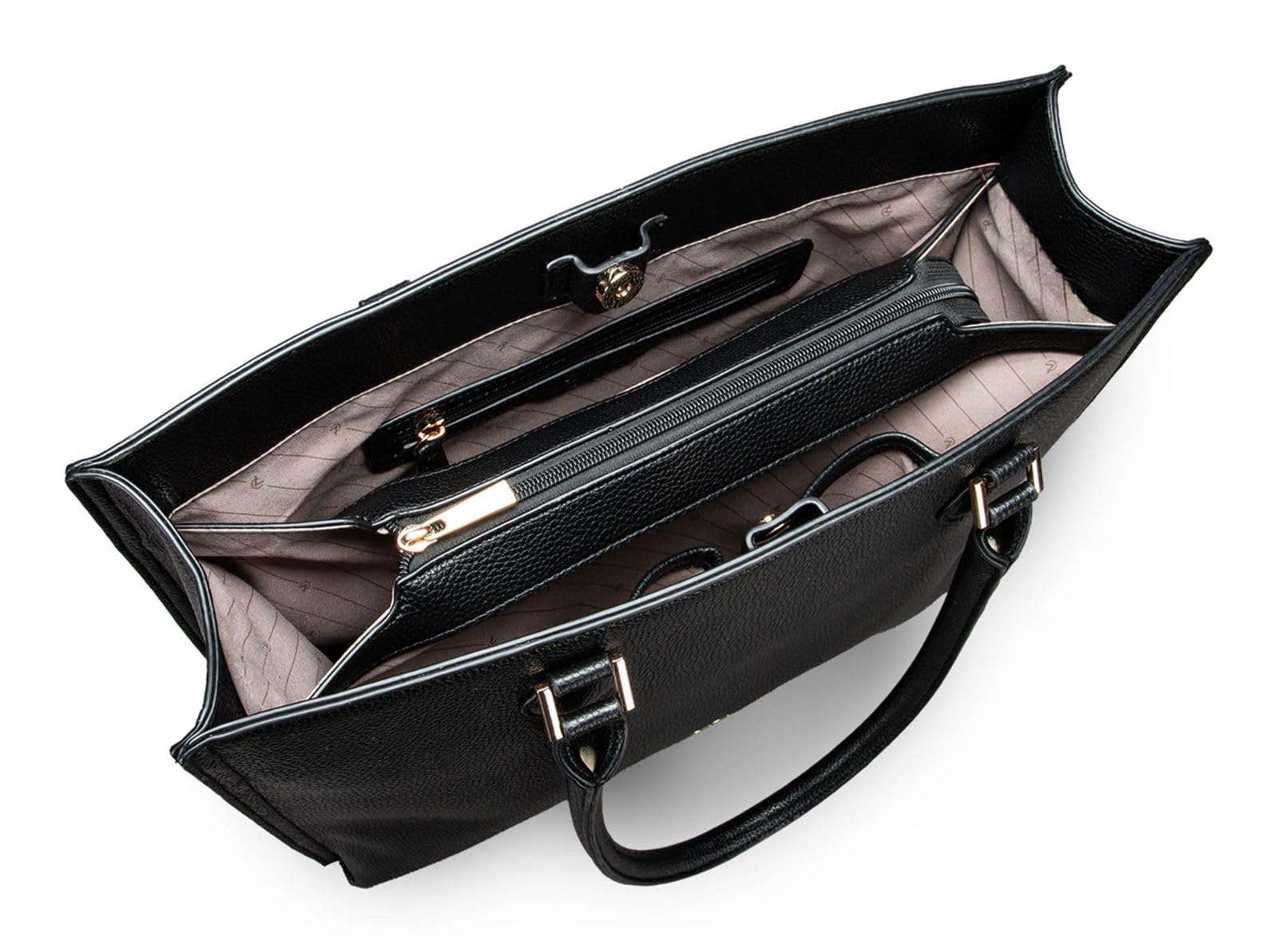 L.Credi borsa a tracolla Sarita Shoulder Bag Black nero