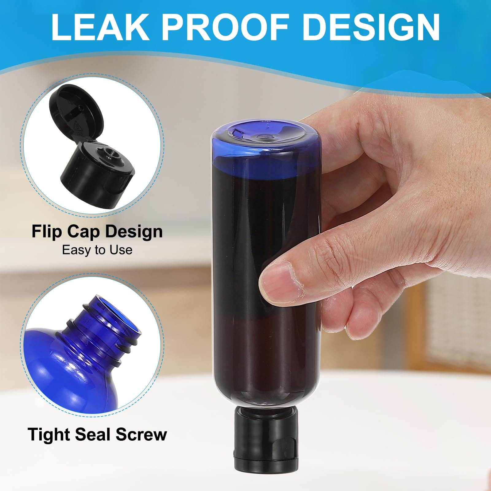 PATIKIL Travel Bottles with Flip Cap - Image 4