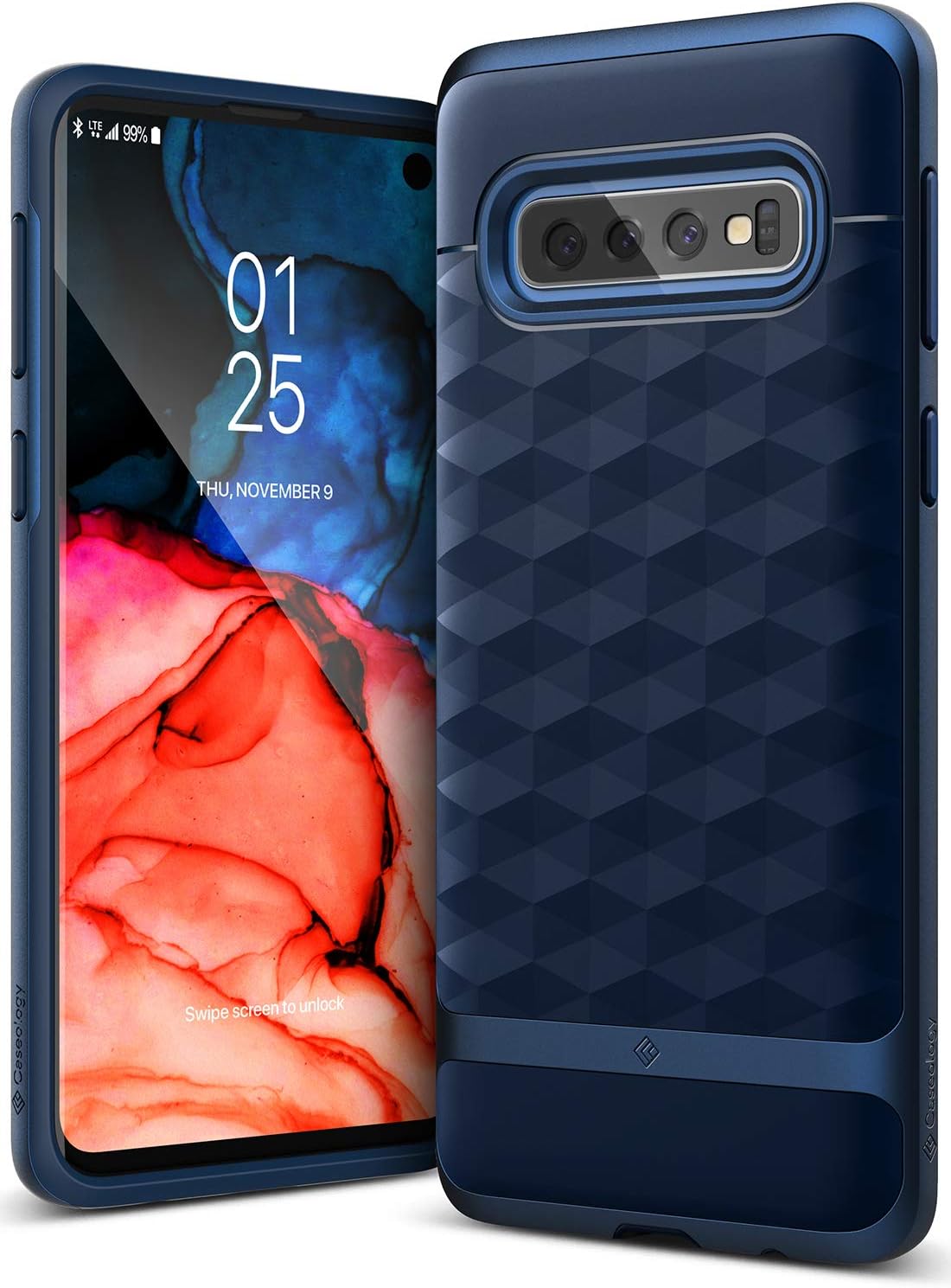Caseology Parallax for Samsung Galaxy S10 Case (2019) - Midnight Blue